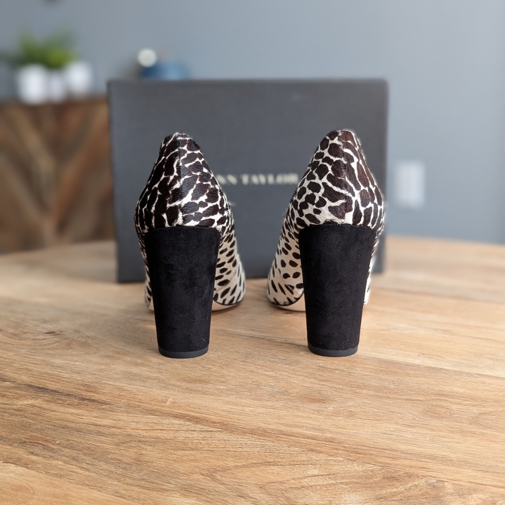 Ann Taylor Perfect Haircalf Block Heels - Picture 5 of 10
